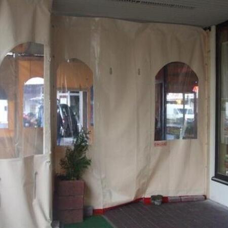 Raucherpavillon für Bistro - Außenterrasse